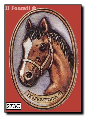 273 C-Placa caballo Hanoveraner