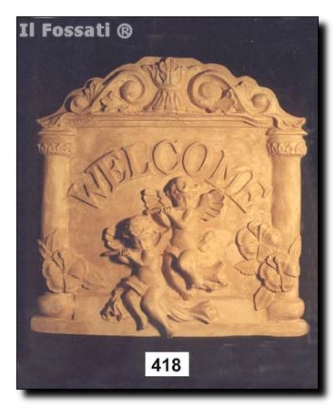 418-Placa Welcome