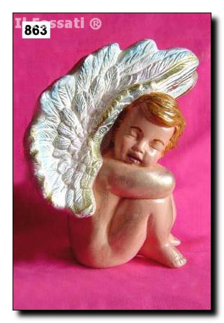 863- Angel alas plegadas izquierdo